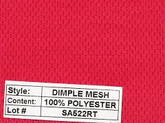 Dimple Mesh 100% Poly 180 Gram